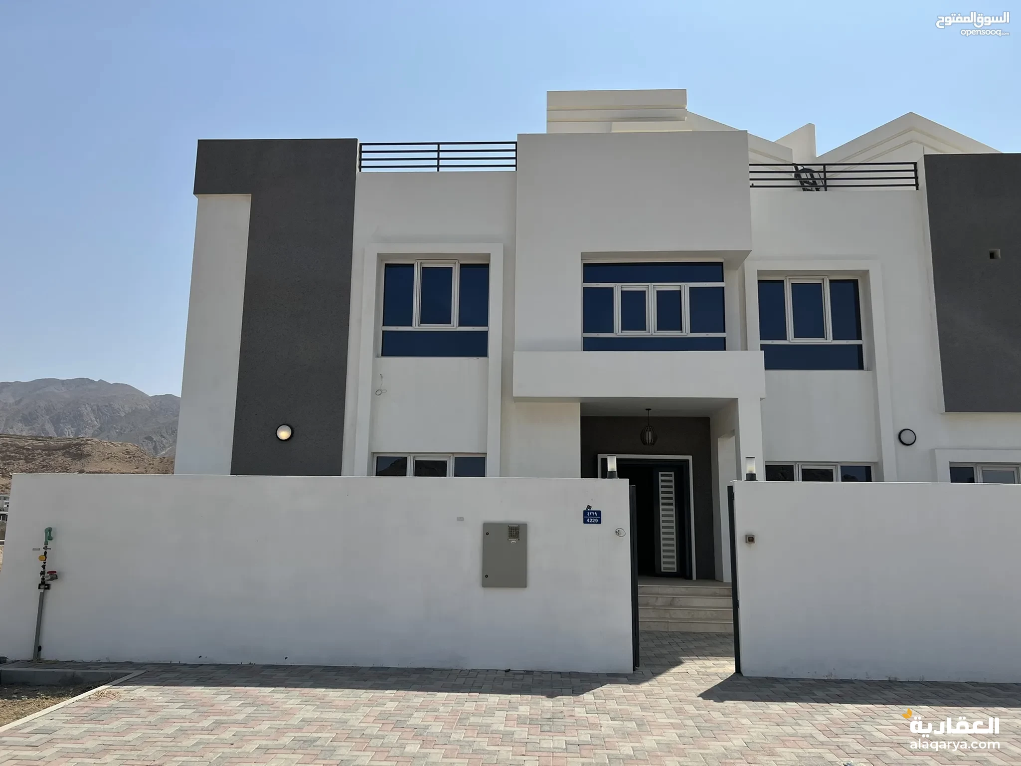 #للبيع فيلا جديدة كورنر في مسقط قريبة من الخدمات