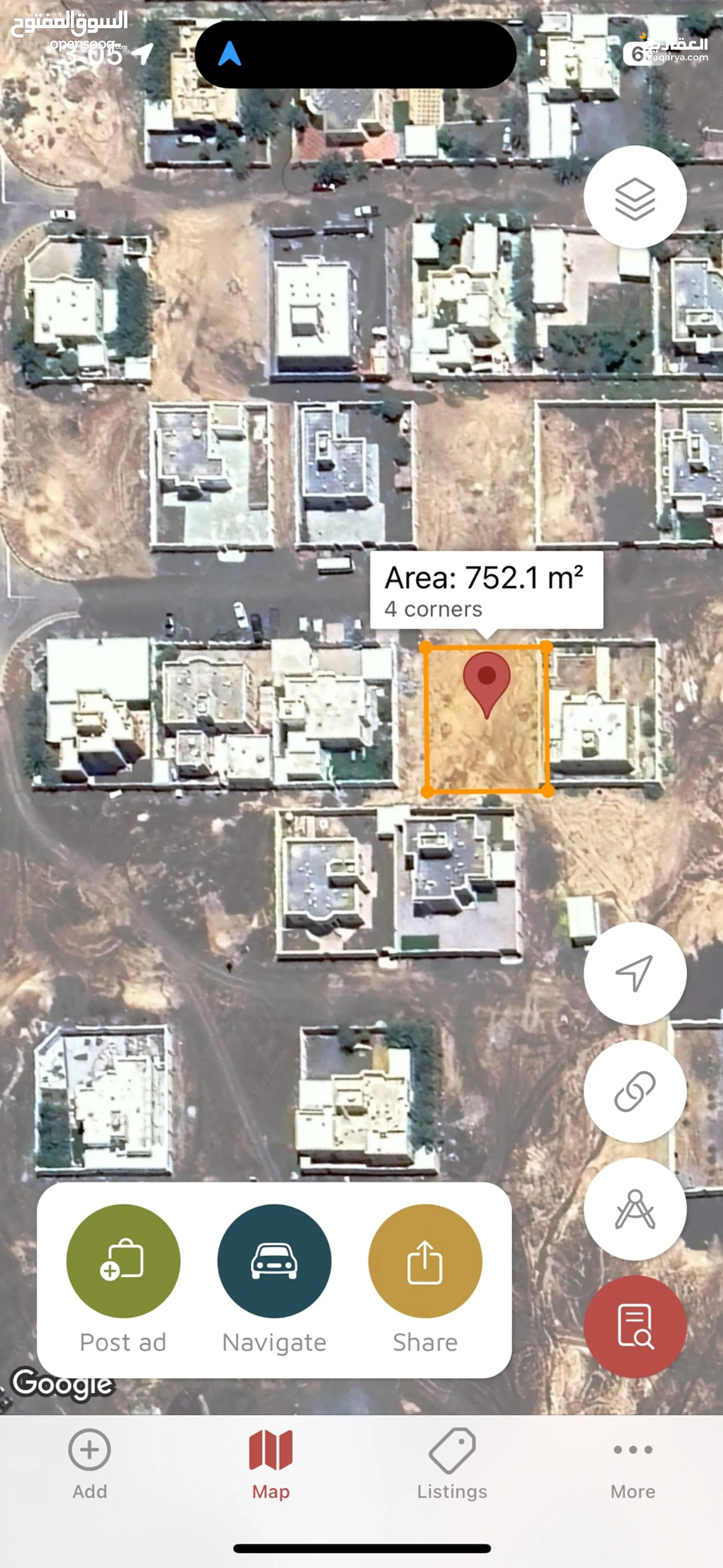 #سكنية بالدريز (حي البصرة)750م