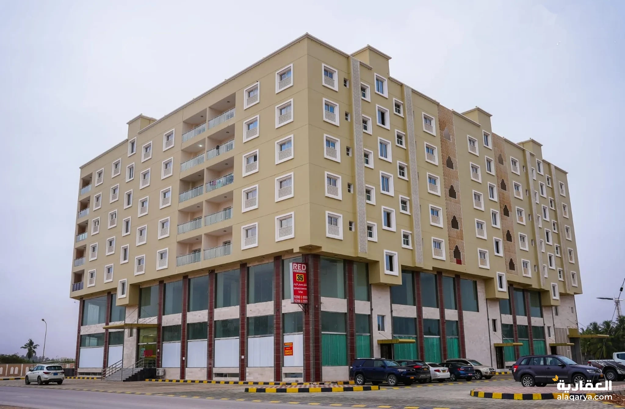 #شقة جديده للايجار في صلاله في موقع ممتاز وبأسعار مناسبة