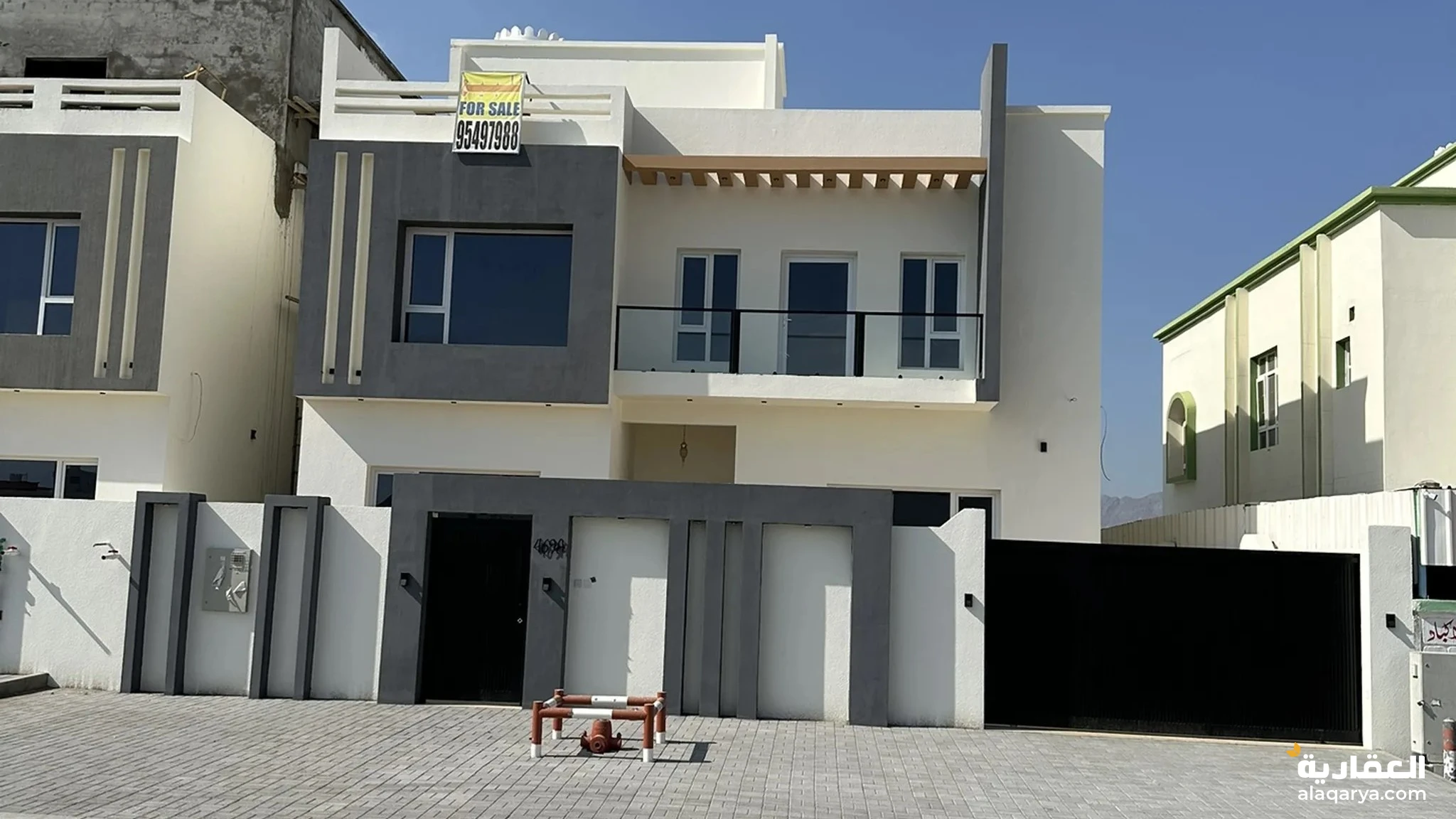 #مباشر من المالك توين فيلا في العامرات السادسة اول خط شارع الرحبة