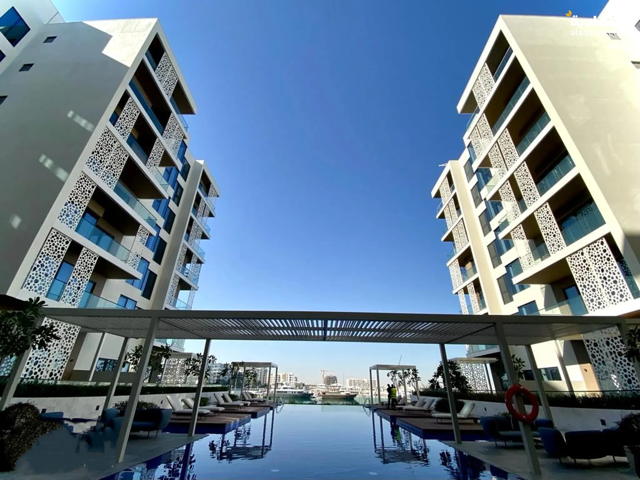 #شقة غرفة وصالة للبيع في الموج Top View 1 Bedroom Apartment, Al Mouj