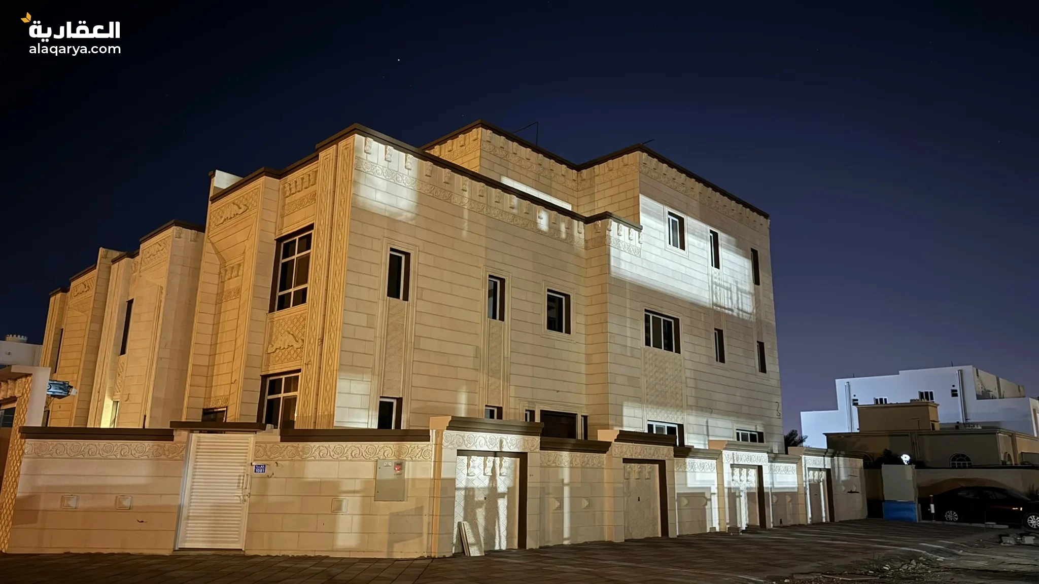#فيلا فاخرة على الطريق الأول المعبيلة 7 مقابل السلطان هيثم المدينة