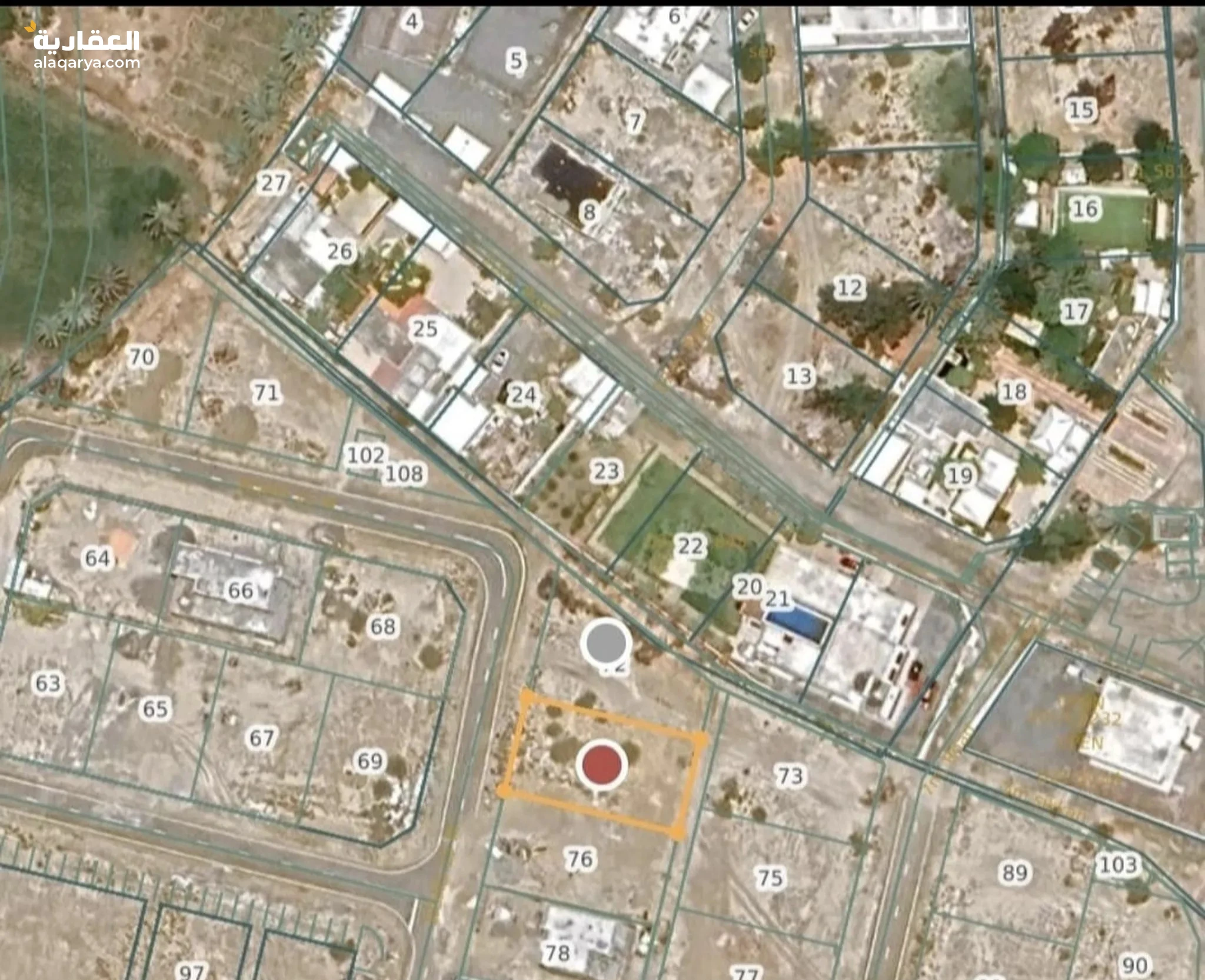 #أرض سكنية للبيع في مكان حيوي و جميع الخدمات متوفره