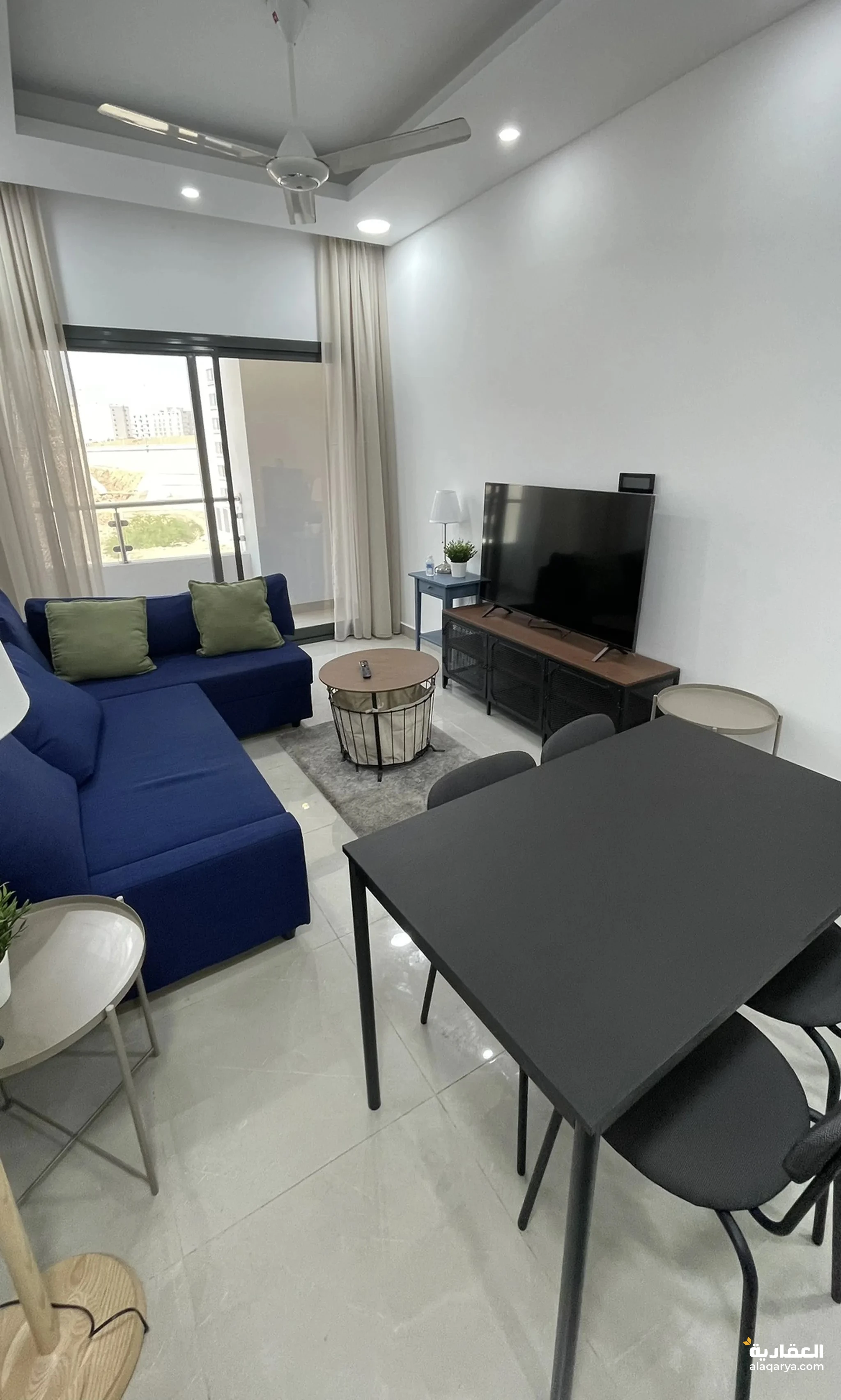 #شقة غرفة وصالة مؤثثة ف بوشر