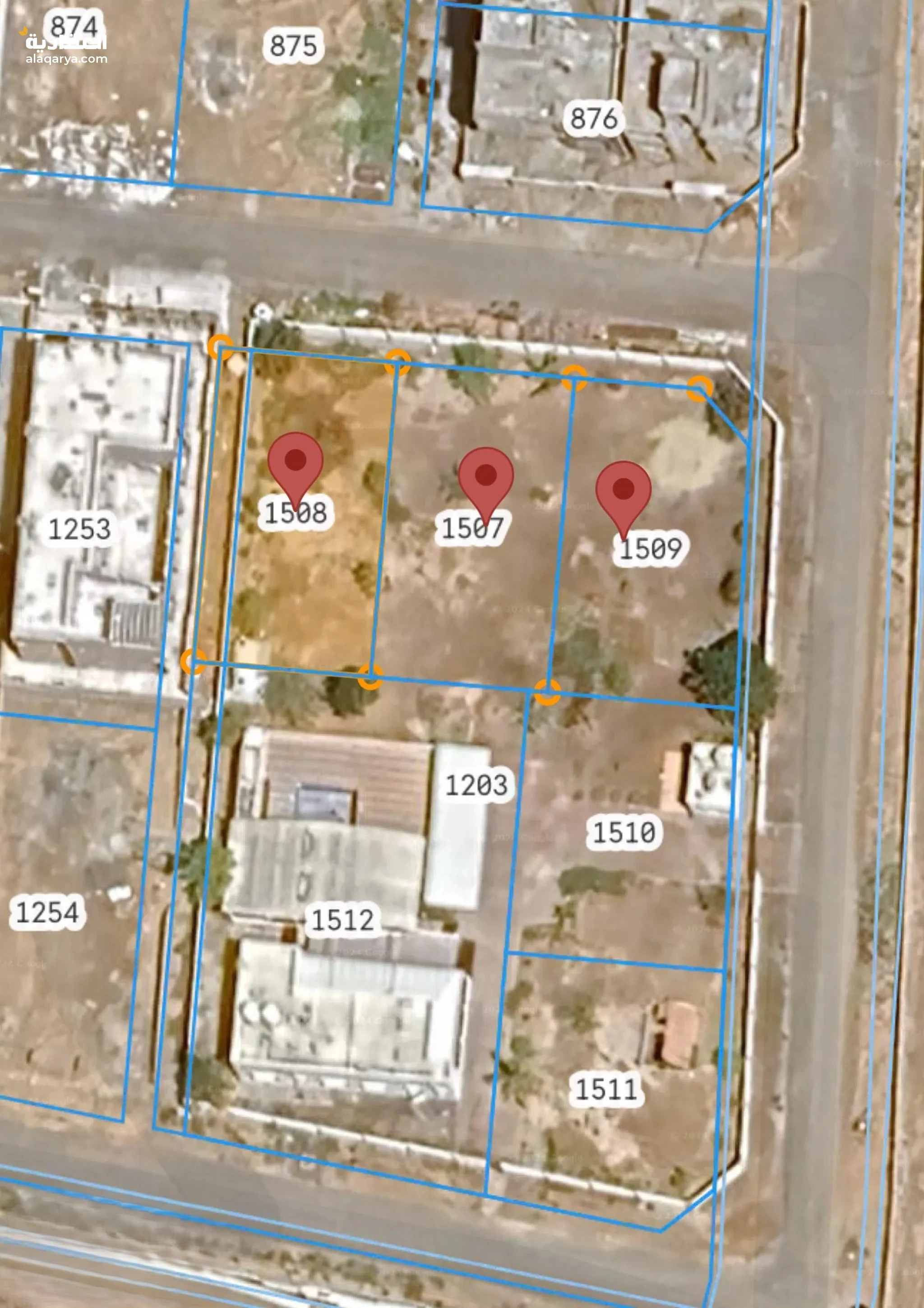 # اراضي سكنية شبك المنومه الشماليه موقع مميز