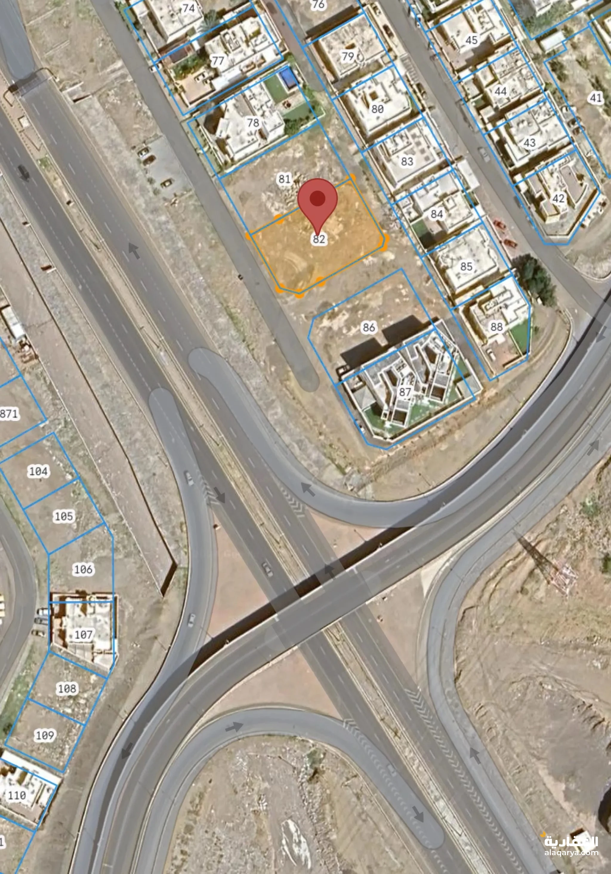 #أرض ببوشر مقابل شارع العام