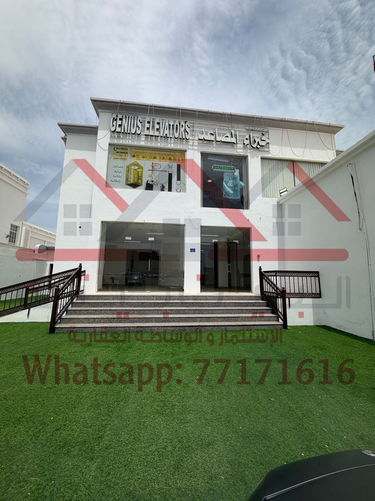 محل تجاري (معرض) بمواصفات متكاملة في قلب الحركة التجارية بالمعبيلة